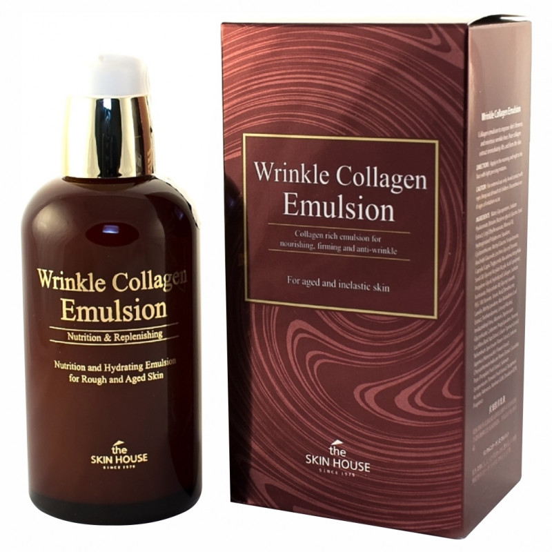Wrinkle Collagen Emulsion Эмульсия антивозрастная с коллагеном 130мл от The Skin House + 1
