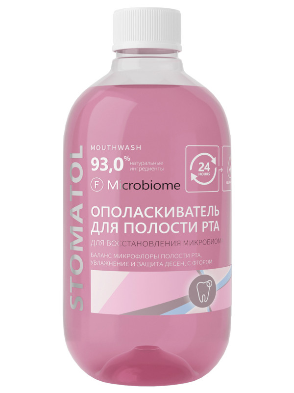 Ополаскиватель для полости рта Microbiome 500мл от Stomatol + 1