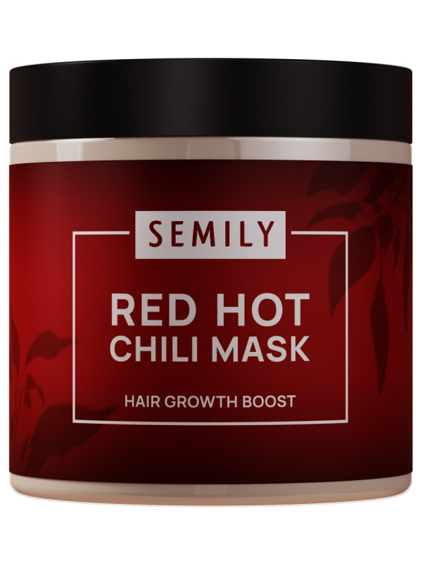 Маска для роста волос с перцем Red Hot Chili Mask 500мл от Semily + 1