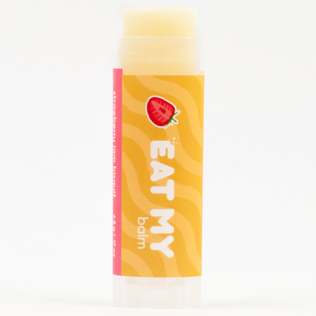 Бальзам для губ Бисквит с клубничным джемом 4,8г от Eat My + 2