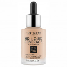 Тональная основа HD Liquid Coverage Foundation, тон 030 Sand Beige / песочный беж