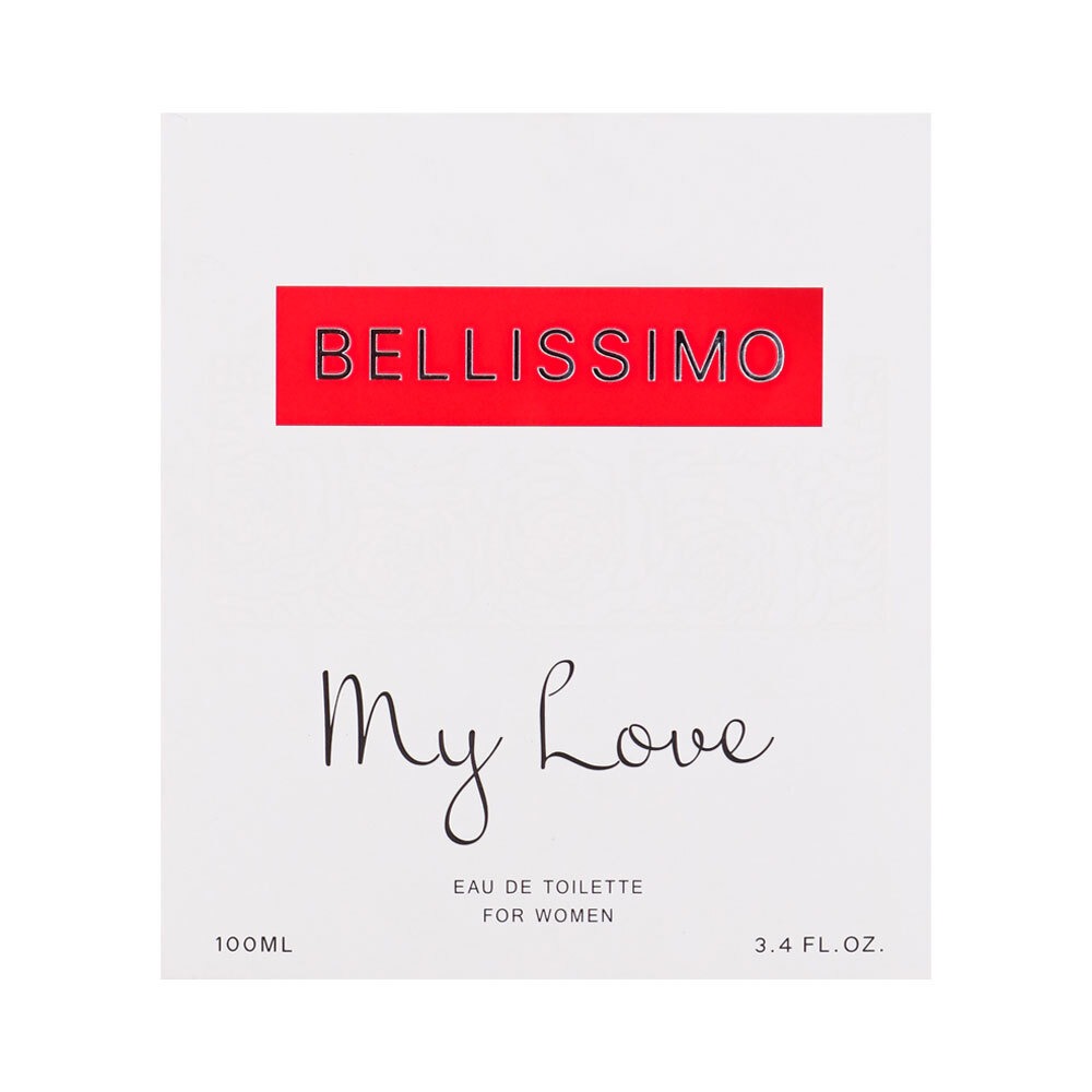 Туалетная вода женская Bellissimo My Love 100мл от Delta Parfum + 2