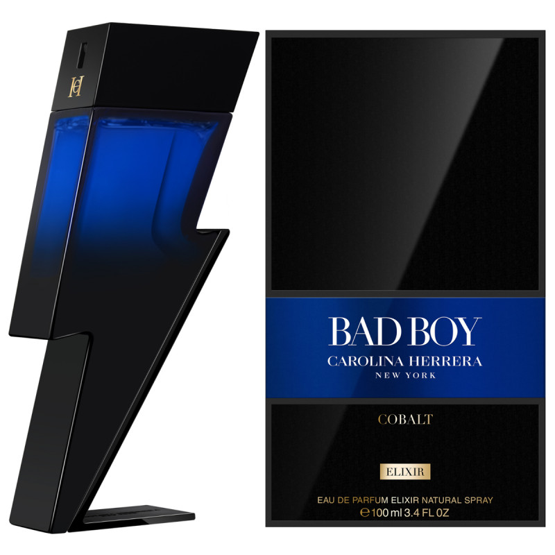 Bad Boy Cobalt Elixir Парфюмерная вода мужская 100мл от Carolina Herrera + 1