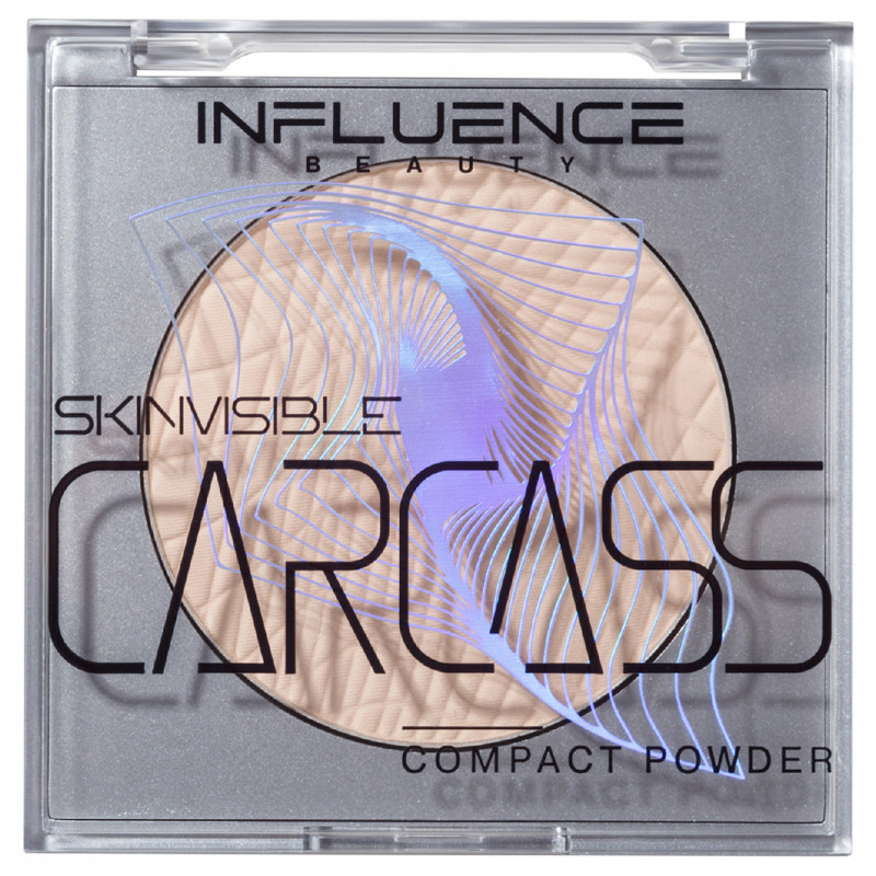 Пудра компактная Skinvisible Carcass, тон 01 бело-бежевый от Influence Beauty + 1