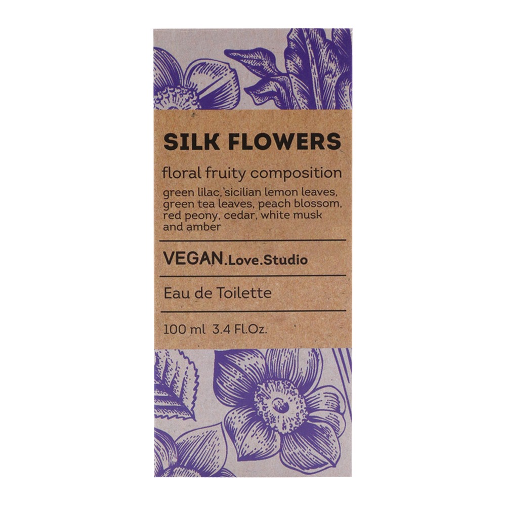 Туалетная вода женская Silk Flowers 100мл от VEGAN.Love.Studio + 4