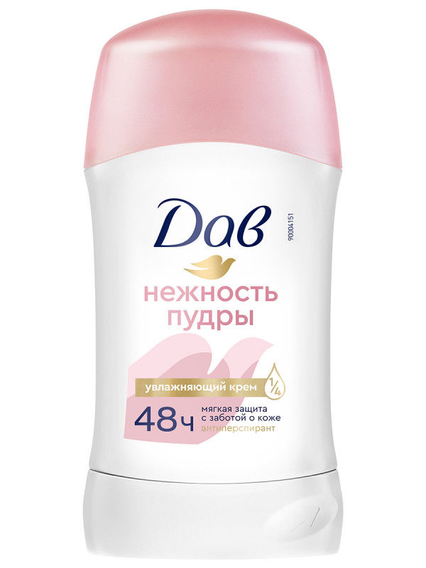 Дезодорант антиперспирант стик Нежность пудры 40мл от Дав + 1