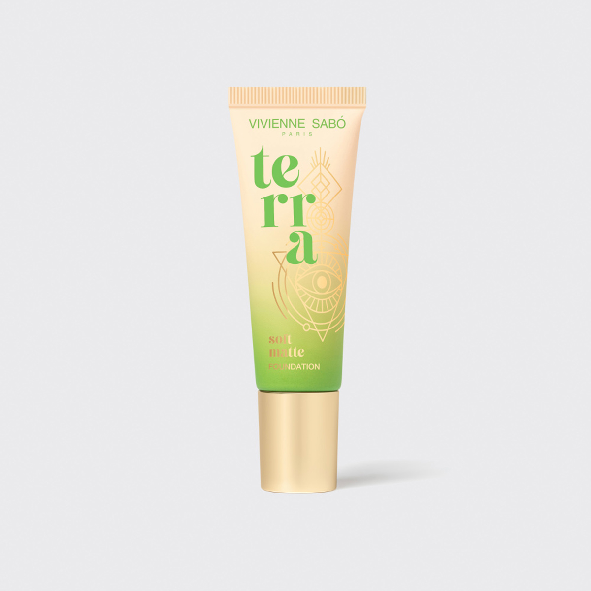 Матовый Тональный крем Terra, тон 02 холодный бежевый от Vivienne Sabo + 5