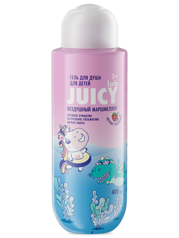 Juicy Lab Детский Гель для душа Воздушный маршмеллоу 400мл от Splat + 1
