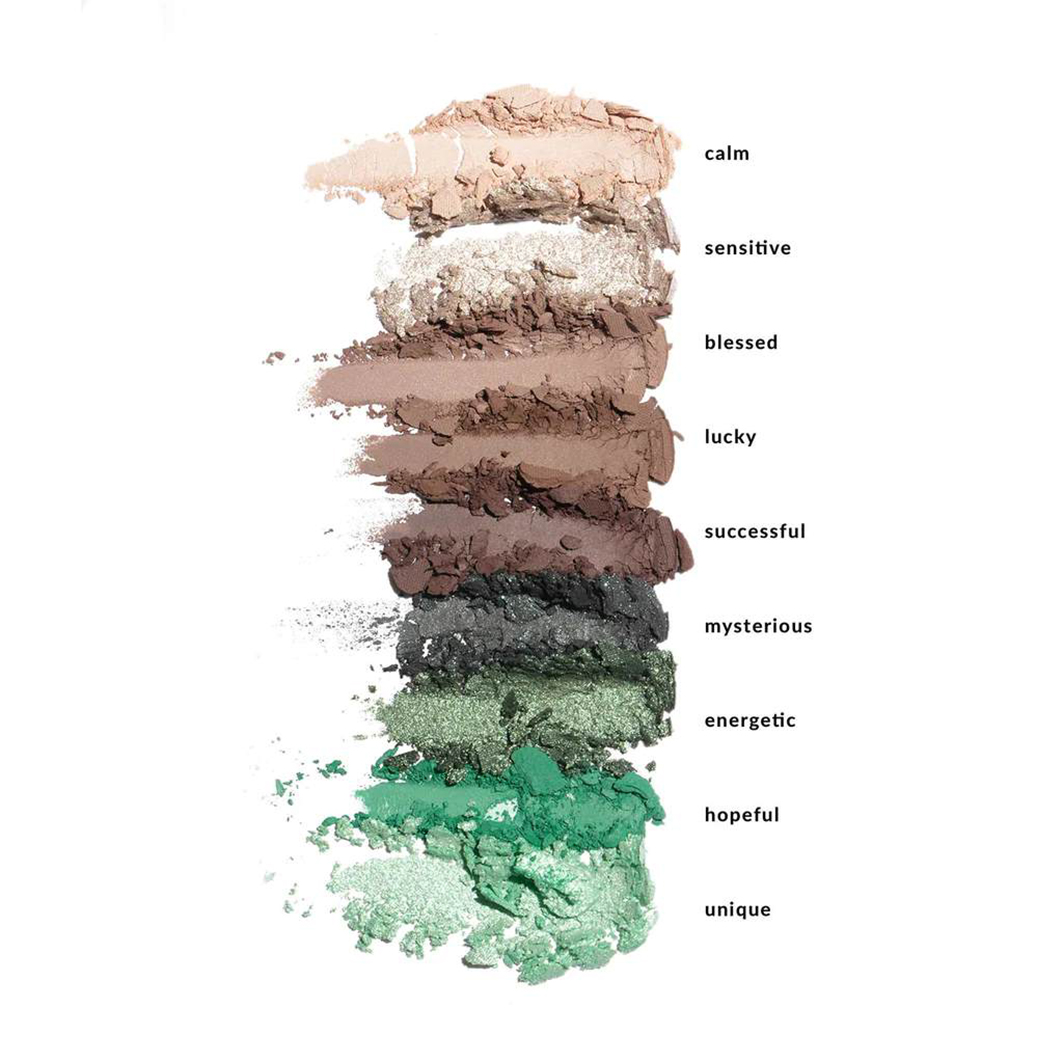 Палетка теней для век Palette Eyeshadow Nine Green от INGLOT + 2