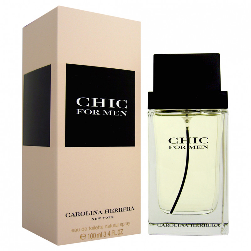 Chic for Men Туалетная вода мужская 100мл  от Carolina Herrera + 1