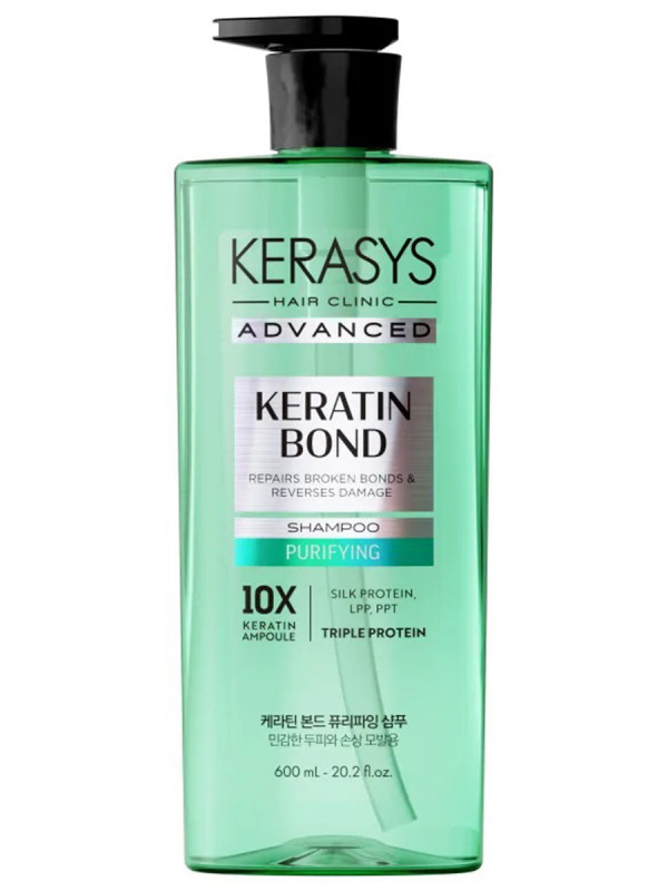 Advanced Шампунь для волос Keratin Bond Очищение 600мл от Kerasys + 1