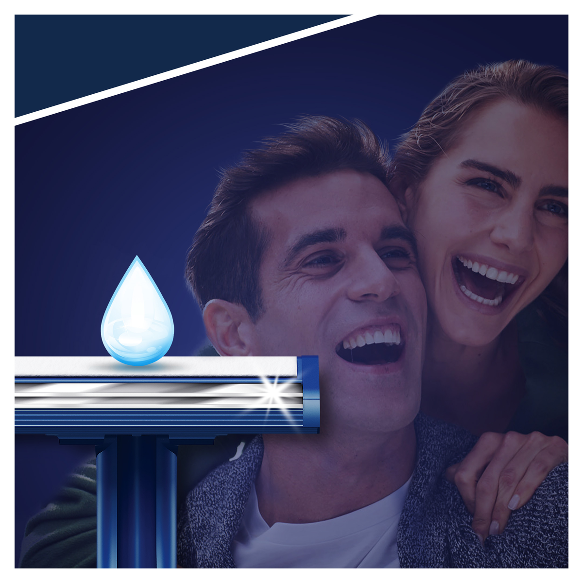 Станки для бритья одноразовые Blue2 с увлажняющей полоской 5шт от Gillette + 10