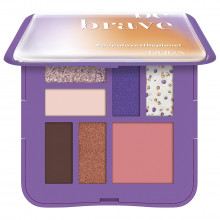 Палетка для макияжа Be Brave, тон 002 Purple
