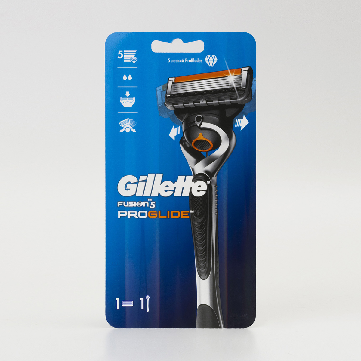 Станок для бритья Fusion Proglide Flexball + 1кассета от Gillette + 4