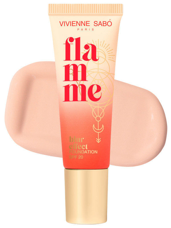 Тональный крем SPF20 Flamme, тон 02 светло-бежевый от Vivienne Sabo + 1