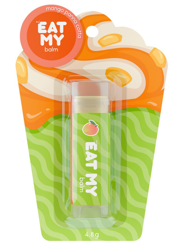 Бальзам для губ Манговая панна котта 4,8г от Eat My + 1