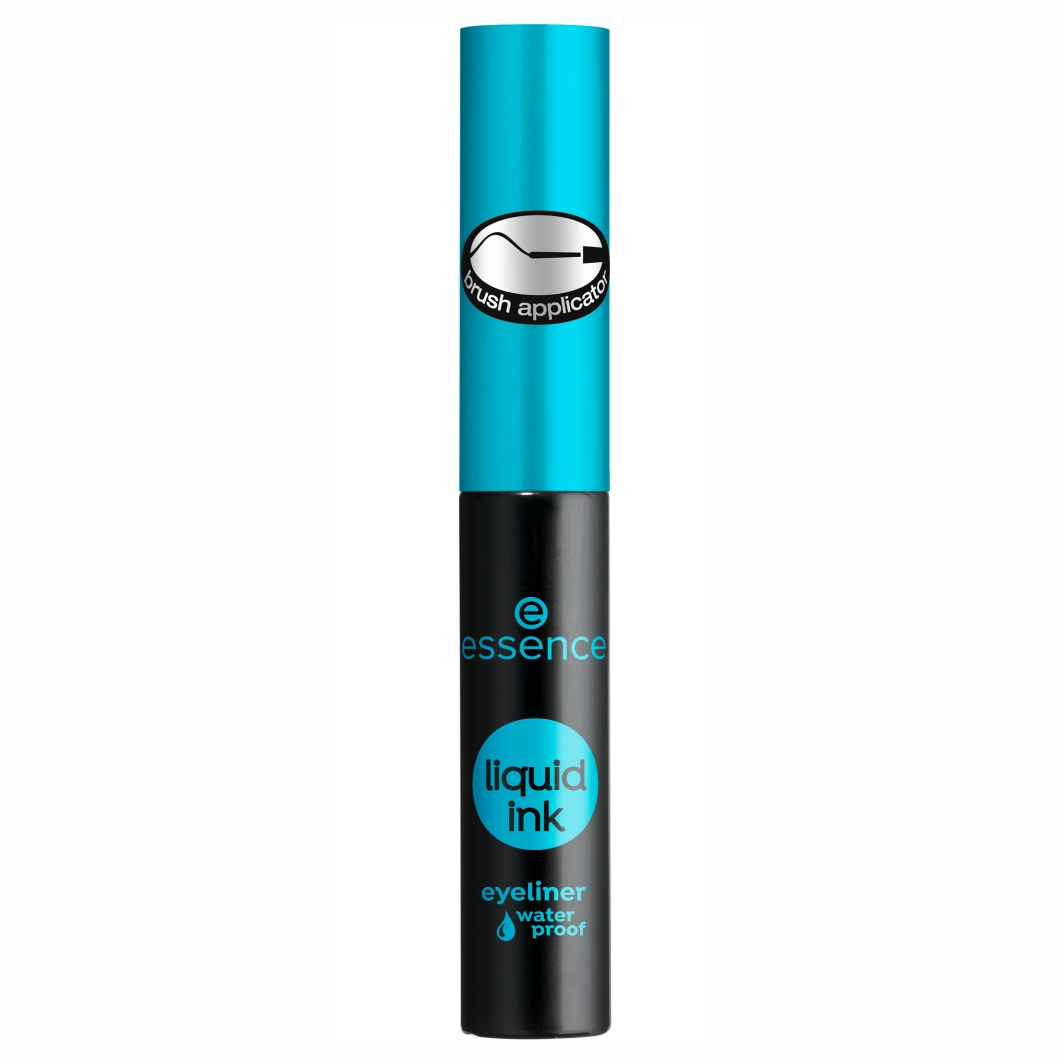 Подводка для глаз водостойкая Liquid Ink черная от Essence + 2