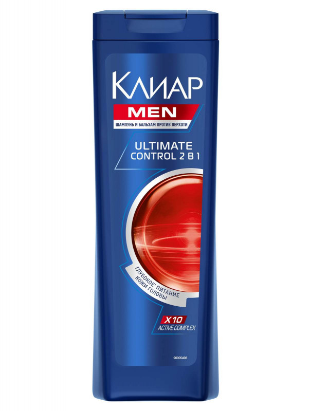 Men Шампунь Ultimate Control 2в1 Против перхоти 400мл от Клиар + 1