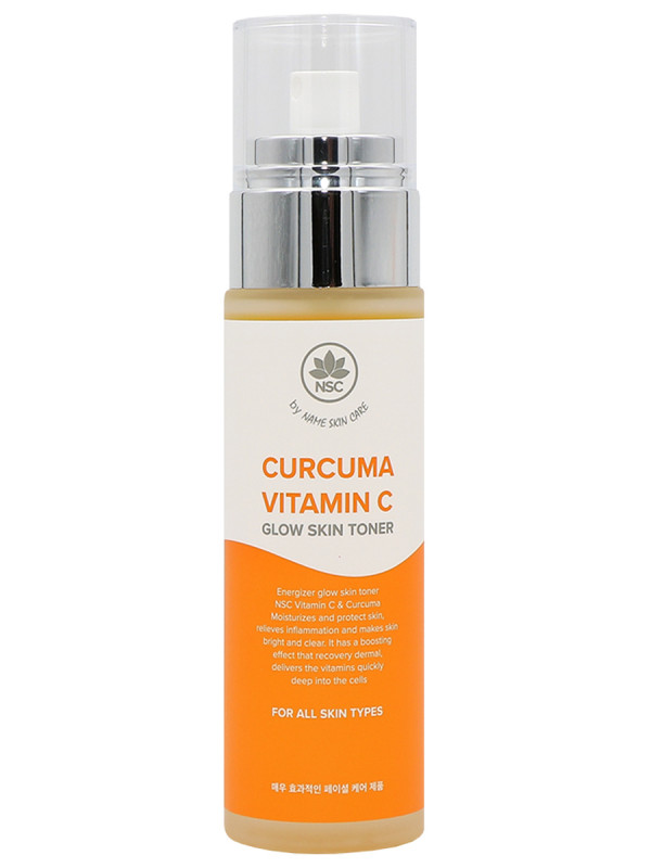 Тонер для лица ухаживающий Сияние кожи Vitamin C & Curcuma 100мл от NSC + 1