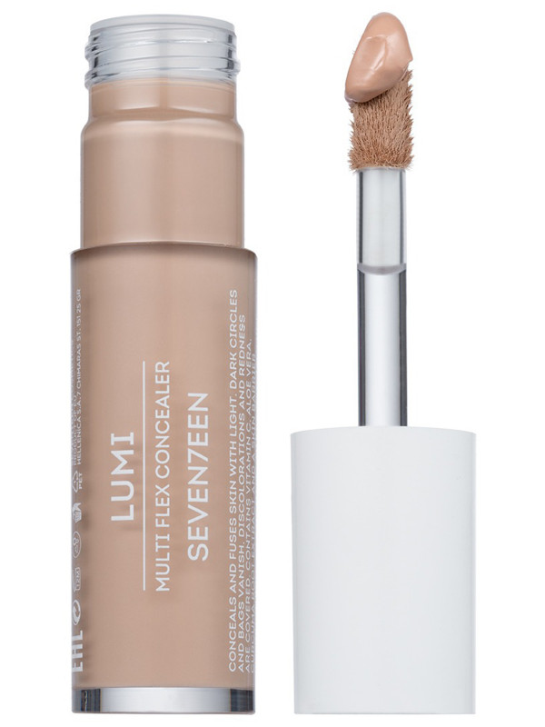 Консилер увлажняющий сияющий Lumi Multi Flex, тон 02 светлая карамель от Seventeen + 1