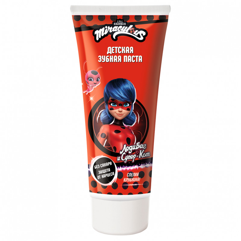 Зубная паста детская Леди Баг 60г от Miraculous + 1
