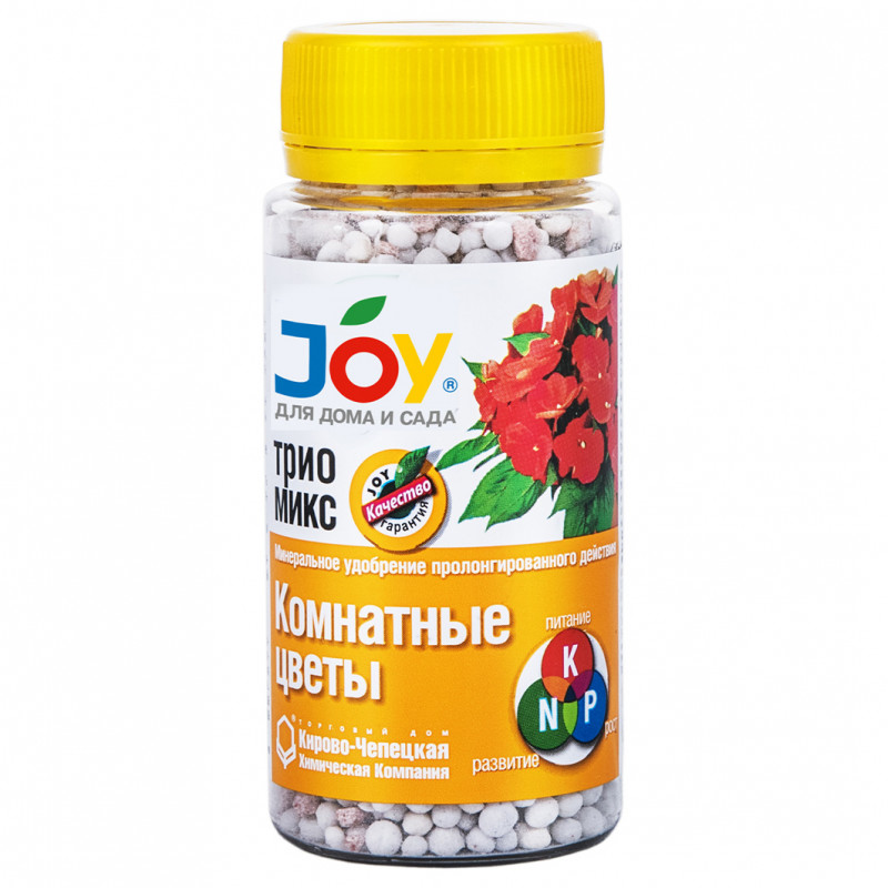 Трио Микс Удобрение Комнатные цветы 100г от Joy + 1