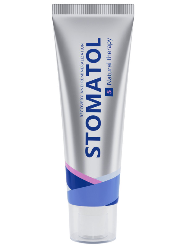 Зубная паста противовоспалительная 5 Natural Therapy 30г от Stomatol + 1