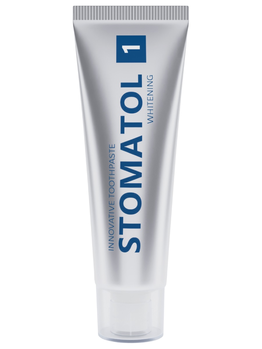 Зубная паста отбеливающая 1 Whitening 30г от Stomatol + 2