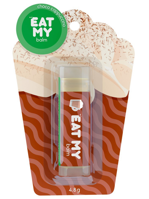 Бальзам для губ Шоколадный капучино 4,8г от Eat My + 1