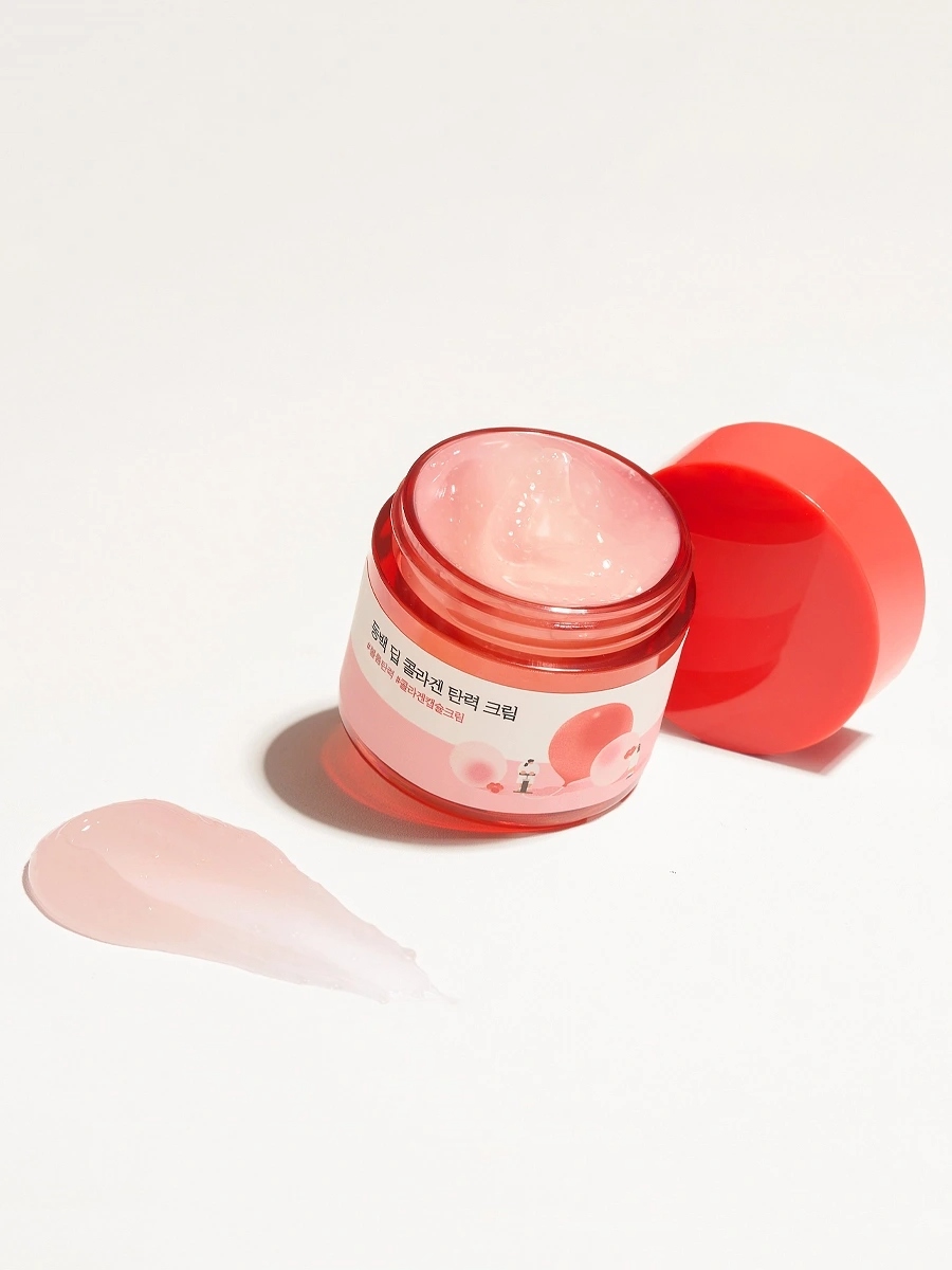 Крем с коллагеном Camellia Deep Collagen Firming Cream 50мл от Round Lab + 3