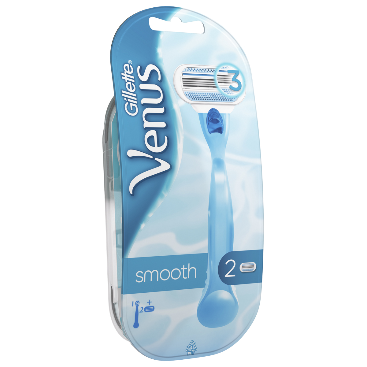 Станок для бритья Venus Smooth + 2 кассеты от Gillette + 4