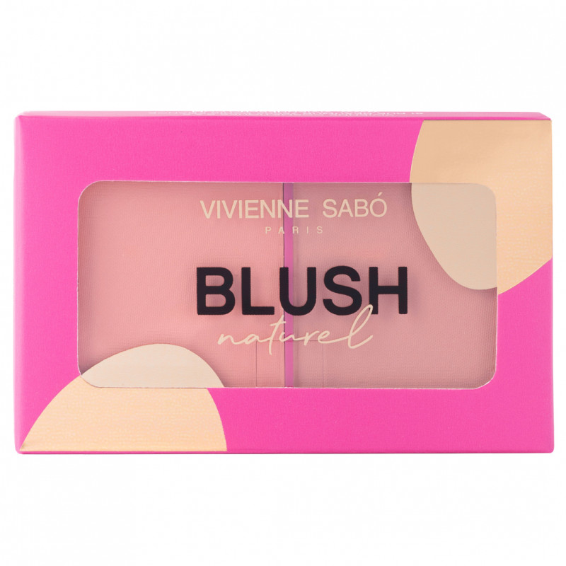 Румяна двойные Naturel, тон 01 нежно-розовый от Vivienne Sabo + 1