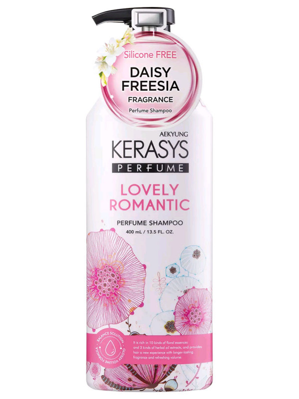 Шампунь для волос парфюмированный Lovely Romantic 400мл от Kerasys + 1