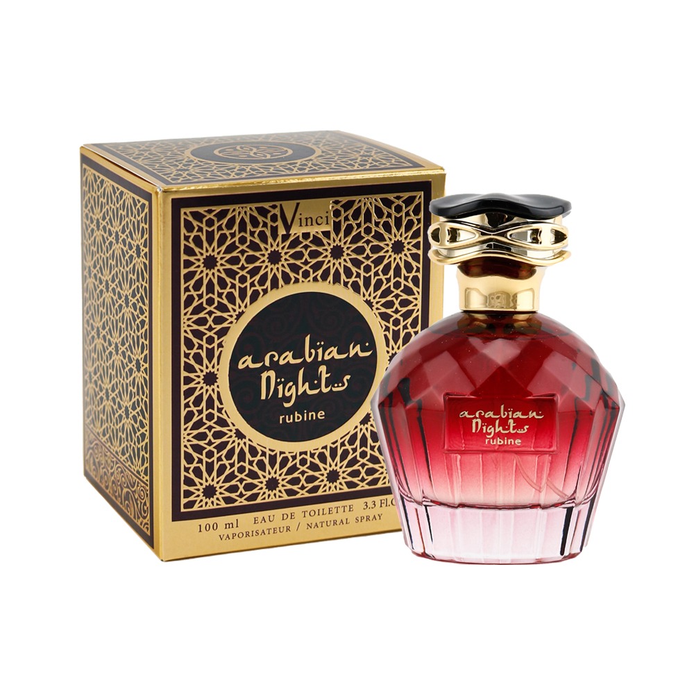 Туалетная вода женская Arabian Nights Rubine 100мл от Vinci + 2