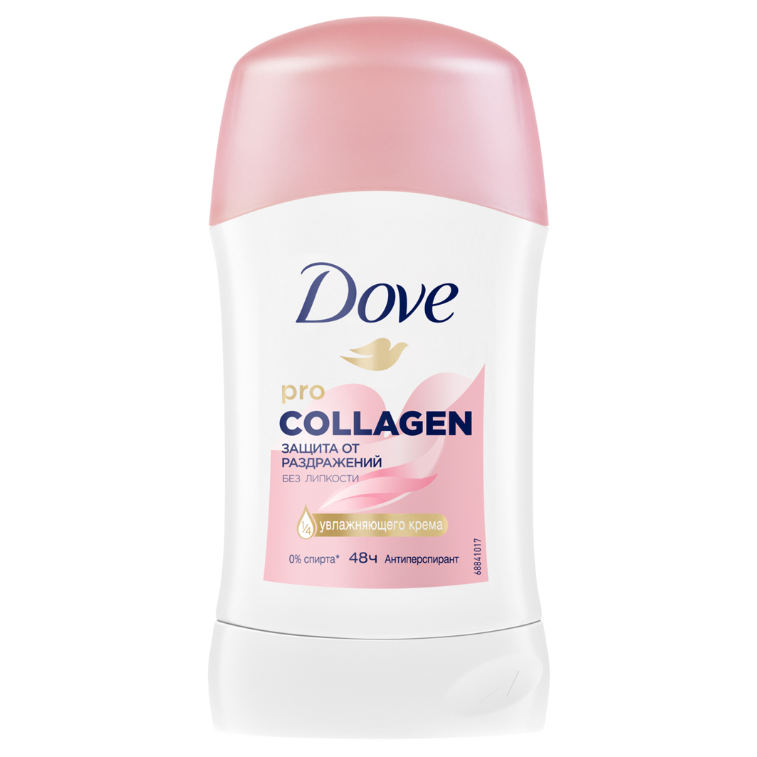 Дезодорант антиперспирант стик Pro-Collagen 40мл от Дав + 3