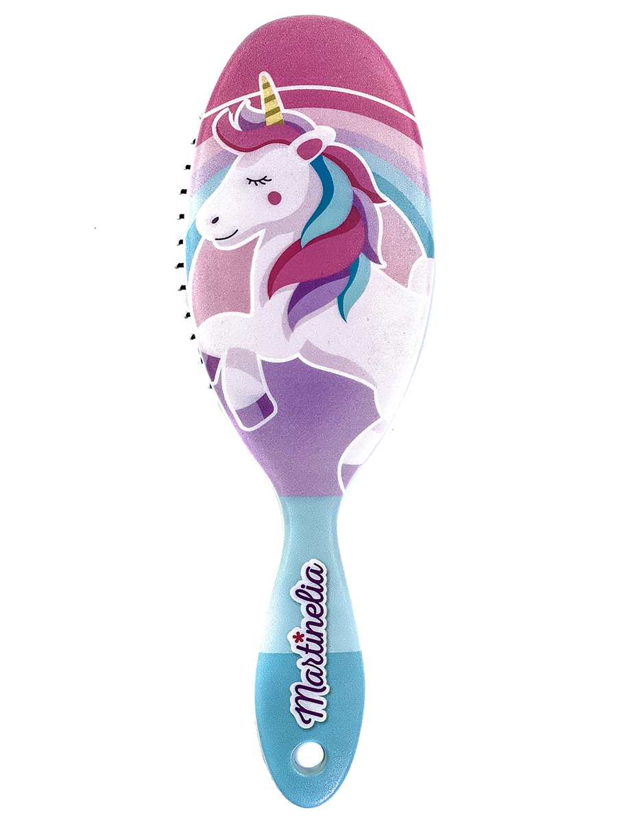 Расческа для волос Unicorn Dream зеленая от Martinelia + 9