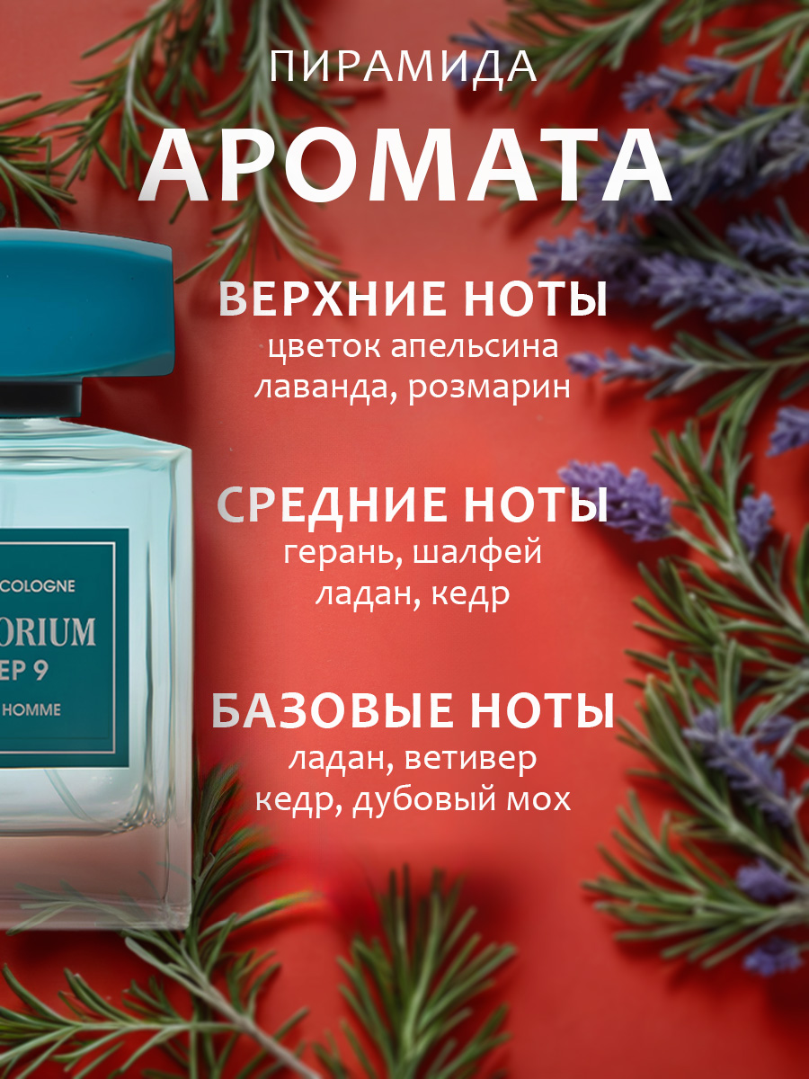 Одеколон Step 9 100мл от Emporium + 4