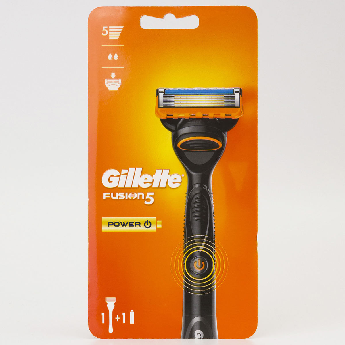 Станок для бритья Fusion5 Power + 1 сменная кассета от Gillette + 5