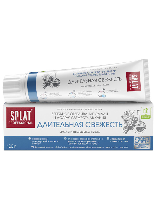Professional Зубная паста Длительная свежесть 100г от Splat + 1