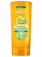 Fructis Бальзам-ополаскиватель Тройное восстановление для сухих и ломких волос 200мл 
