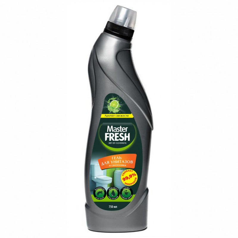 Гель для унитазов и сантехники 750мл от Master Fresh + 1