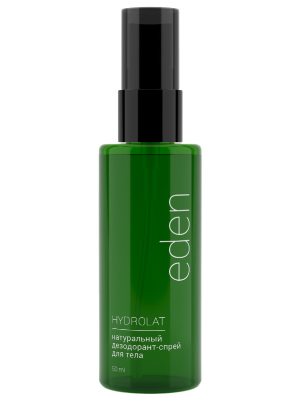 Detox Дезодорант-спрей для тела натуральный Hydrolat 50мл от EDEN + 1