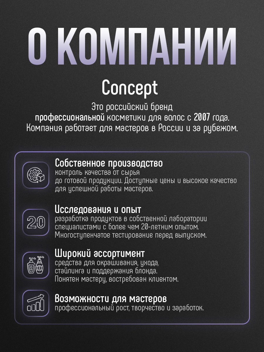 Кондиционер для увлажнения волос Ultra Moist 400мл от Concept Moscow + 2