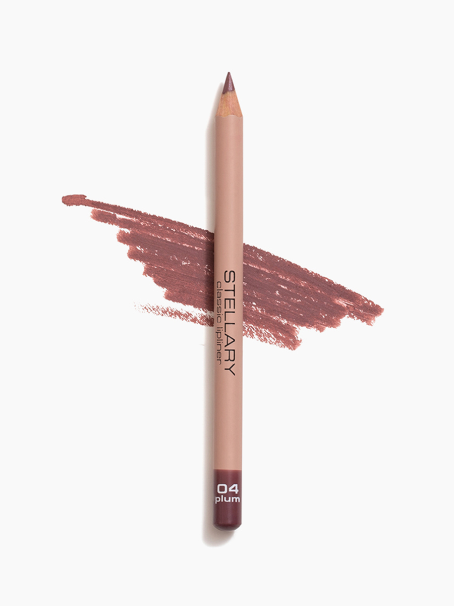 Карандаш для губ, тон 04 plum / сливовый от Stellary + 2