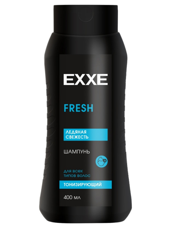 Men Fresh Шампунь для всех типов волос Тонизирующий 400мл от EXXE + 1