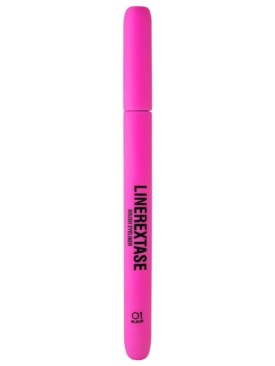 Подводка для глаз с кисточкой Linerextase, тон 01 черный от Vivienne Sabo + 5