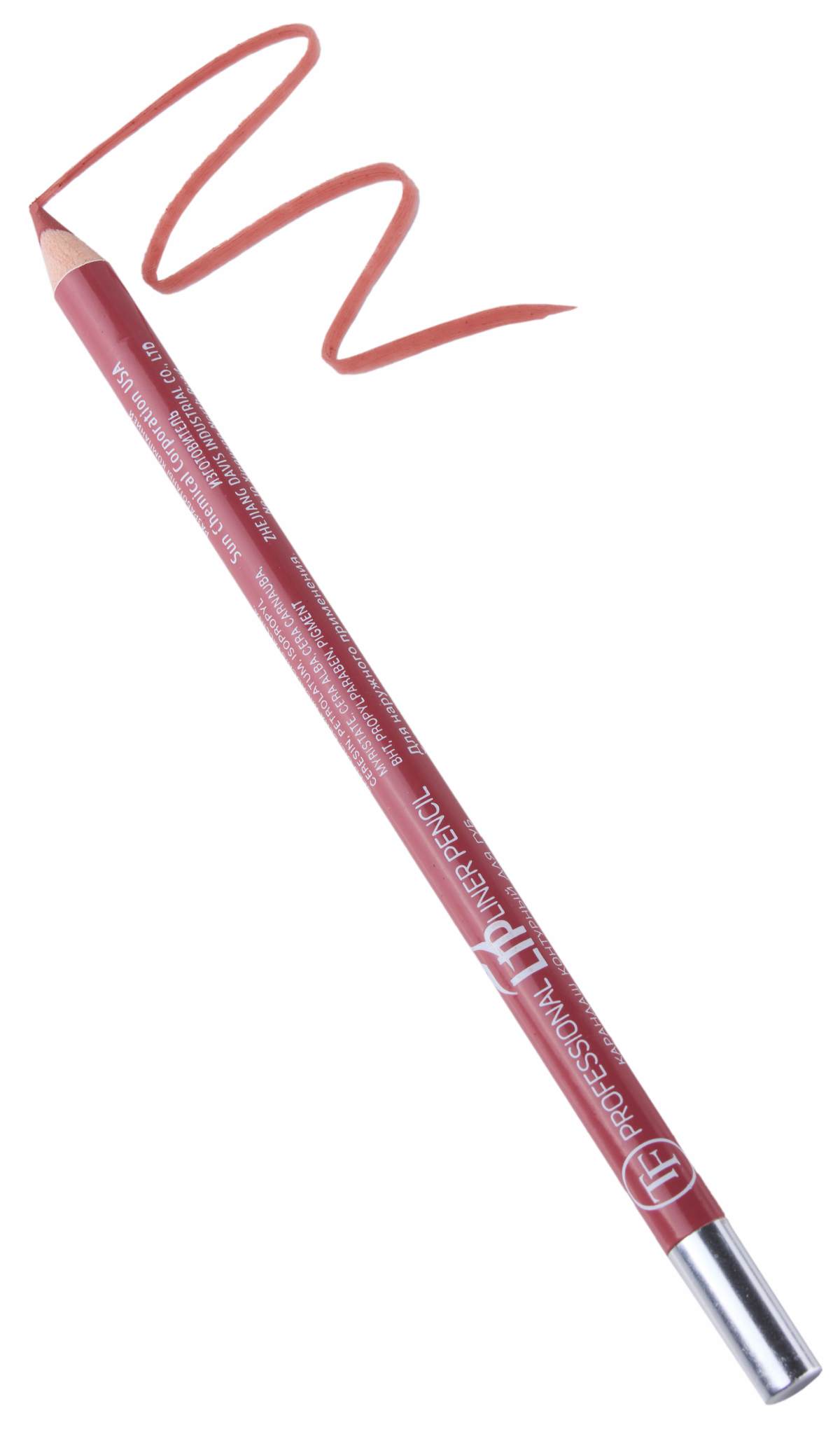 Карандаш для губ с точилкой, тон 80 темно-розовый от TF cosmetics + 2