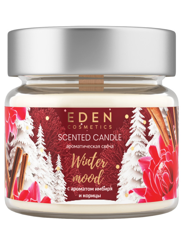 Winter mood Свеча ароматическая Имбирь и корица 100мл от EDEN + 1