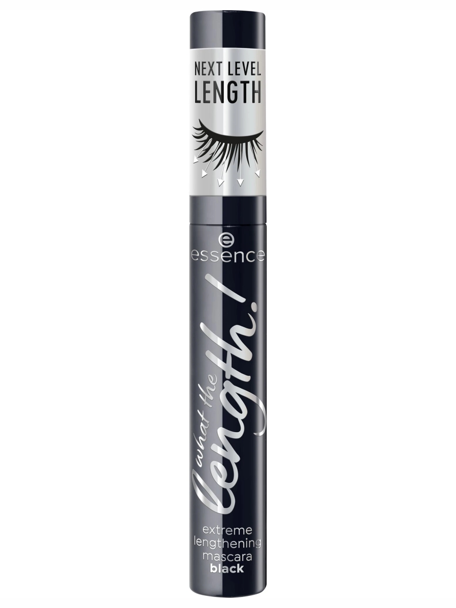 Тушь для ресниц ультраудлинение What The Length!, тон 01 black от Essence + 3