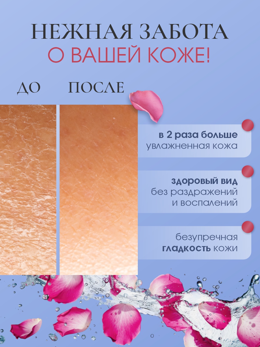 Гель для душа 750мл от Rose of Bulgaria + 6